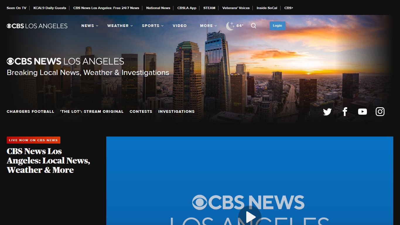 CBS Los Angeles - Breaking Local News, Weather & Investigations